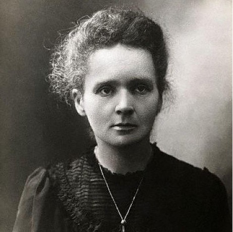 Portrait of Maria Skłodowska-Curie - A pioneering physicist and chemist, renowned for her groundbreaking research on radioactivity. Born on November 7, 1867, in Warsaw, Poland (then part of the Russian Empire) and passed away on July 4, 1934, in France. A two-time Nobel laureate, she made significant contributions to science, discovering the elements polonium and radium, and was the first woman to win a Nobel Prize in multiple fields.