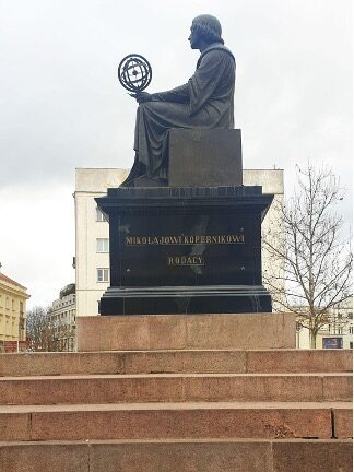 Monument of Nicolaus Copernicus in Warsaw, Poland - Honoring the legacy of Nicolaus Copernicus, this monument stands as a tribute to the influential astronomer. Depicted in the statue, Copernicus signifies scientific innovation and discovery, commemorating his groundbreaking contributions to astronomy and heliocentric theory.